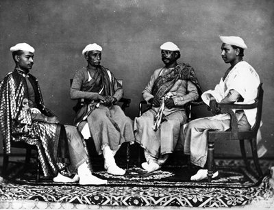 Bankiers, Delhi, ca. 1863 von Shepherd and Robertson